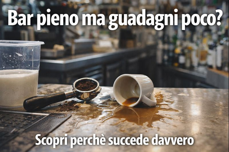 Bar pieno ma guadagni poco? Il problema non sono i clienti