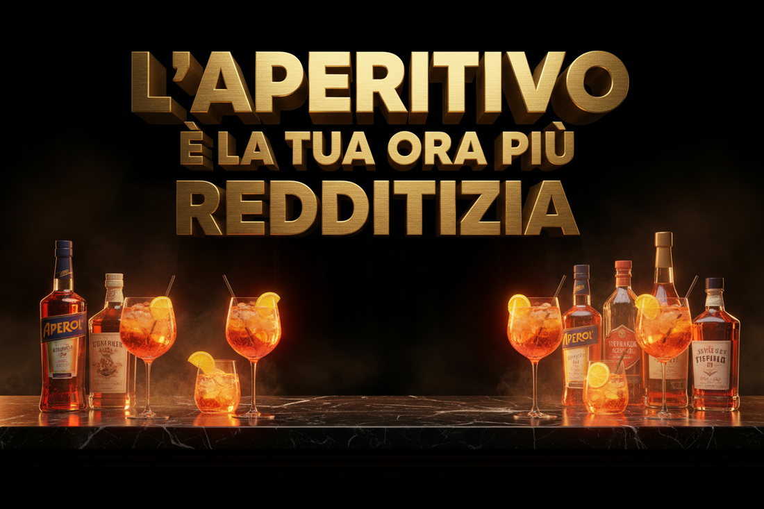 Aperitivo e Happy Hour: Come Strutturarlo per Massimizzare il Fatturato Serale del Tuo Bar