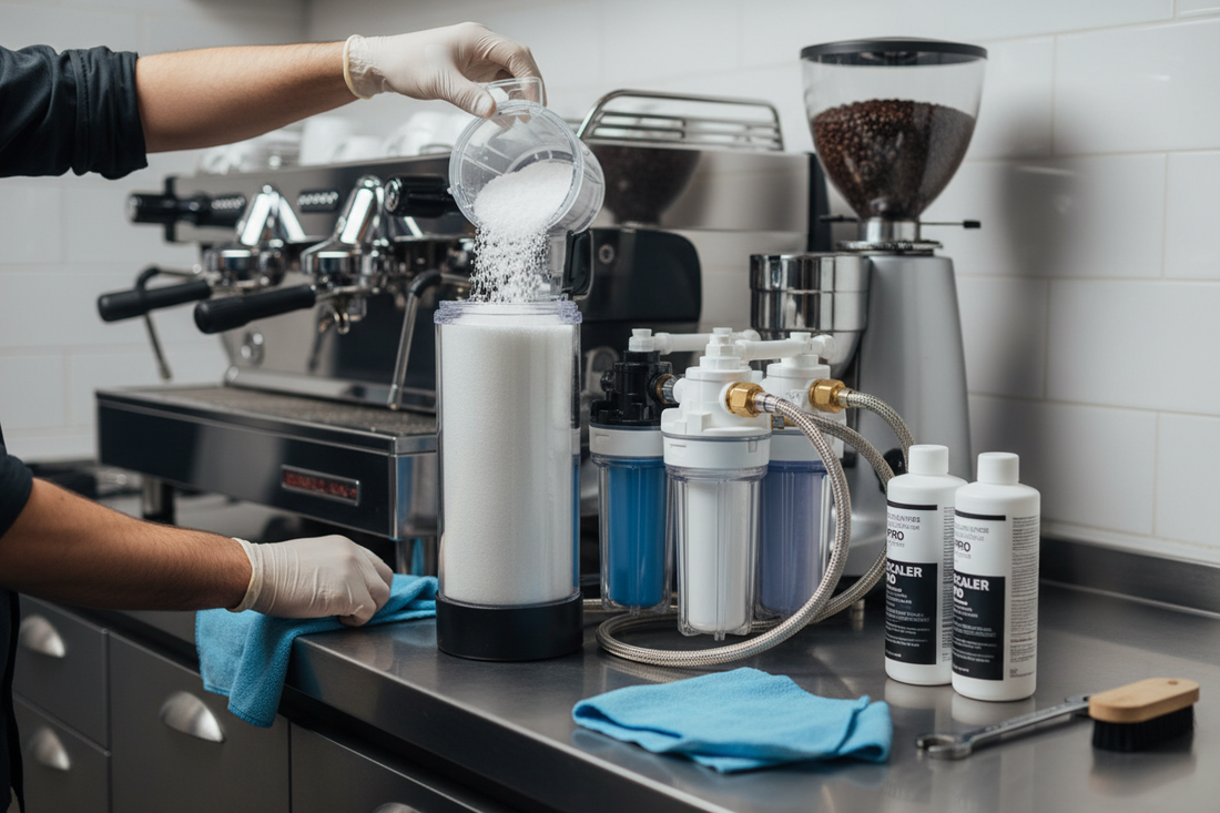 Depurazione e salatura della macchina del caffè: la guida che ogni bar dovrebbe seguire