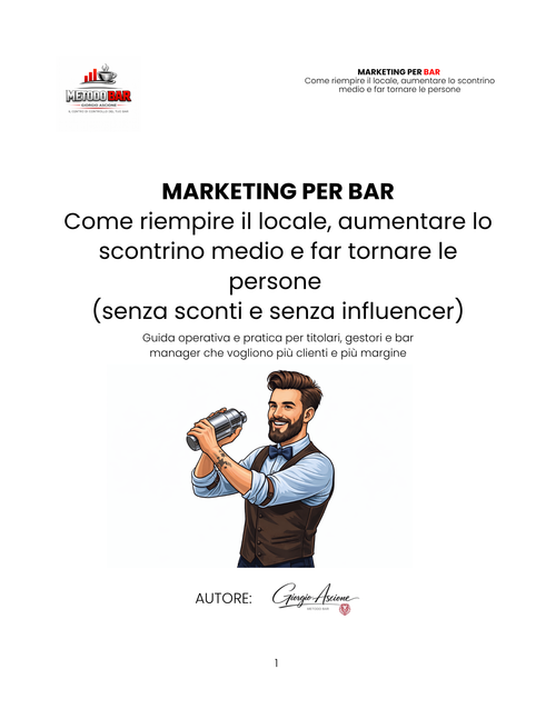 Real Marketing for Bars - Marketing Won't Save You, Method Will