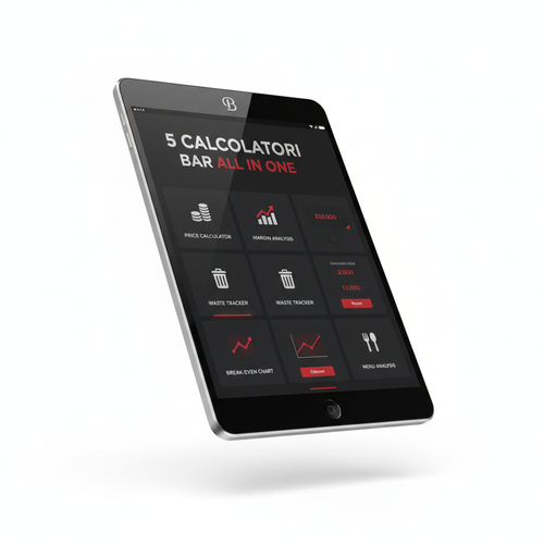 5 Calcolatori Bar All in One — Mockup 3D
