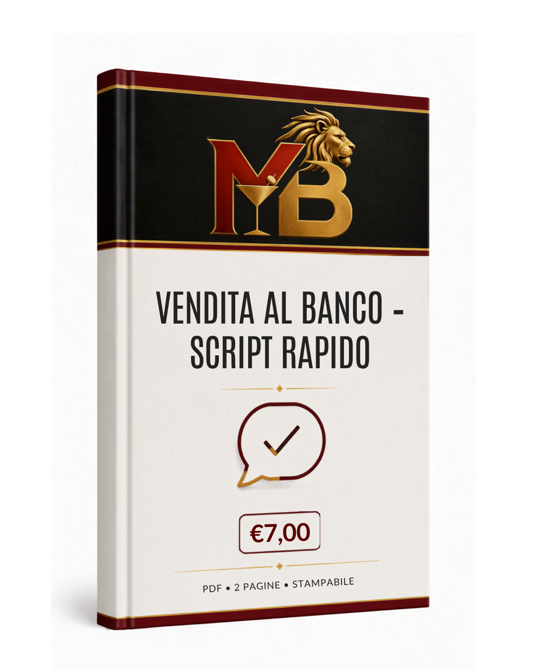 Checklist Vendita al Banco — Script Rapido