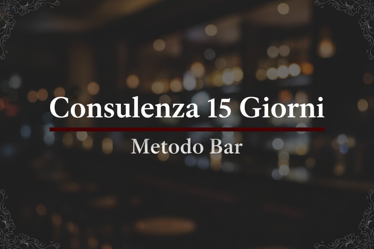Consulenza 15 Giorni — Metodo Bar