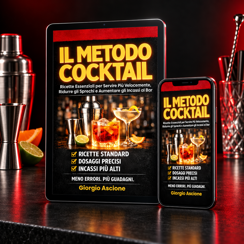 Mockup digitale de Il Metodo Cocktail