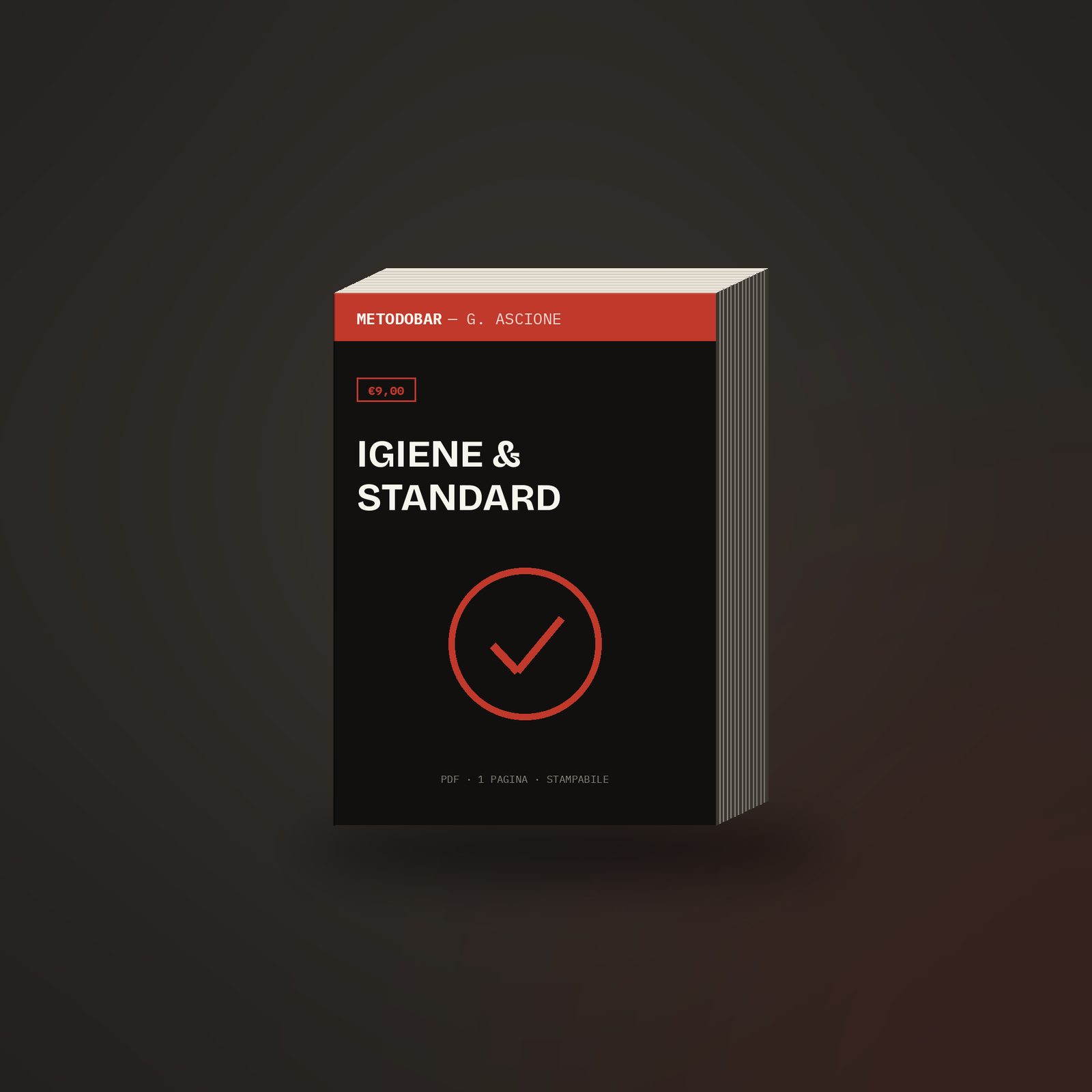Checklist Igiene e Standard di Servizio — Metodo Bar
